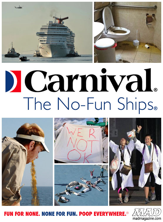 MAD Magazine - Carnival Cruise Ship